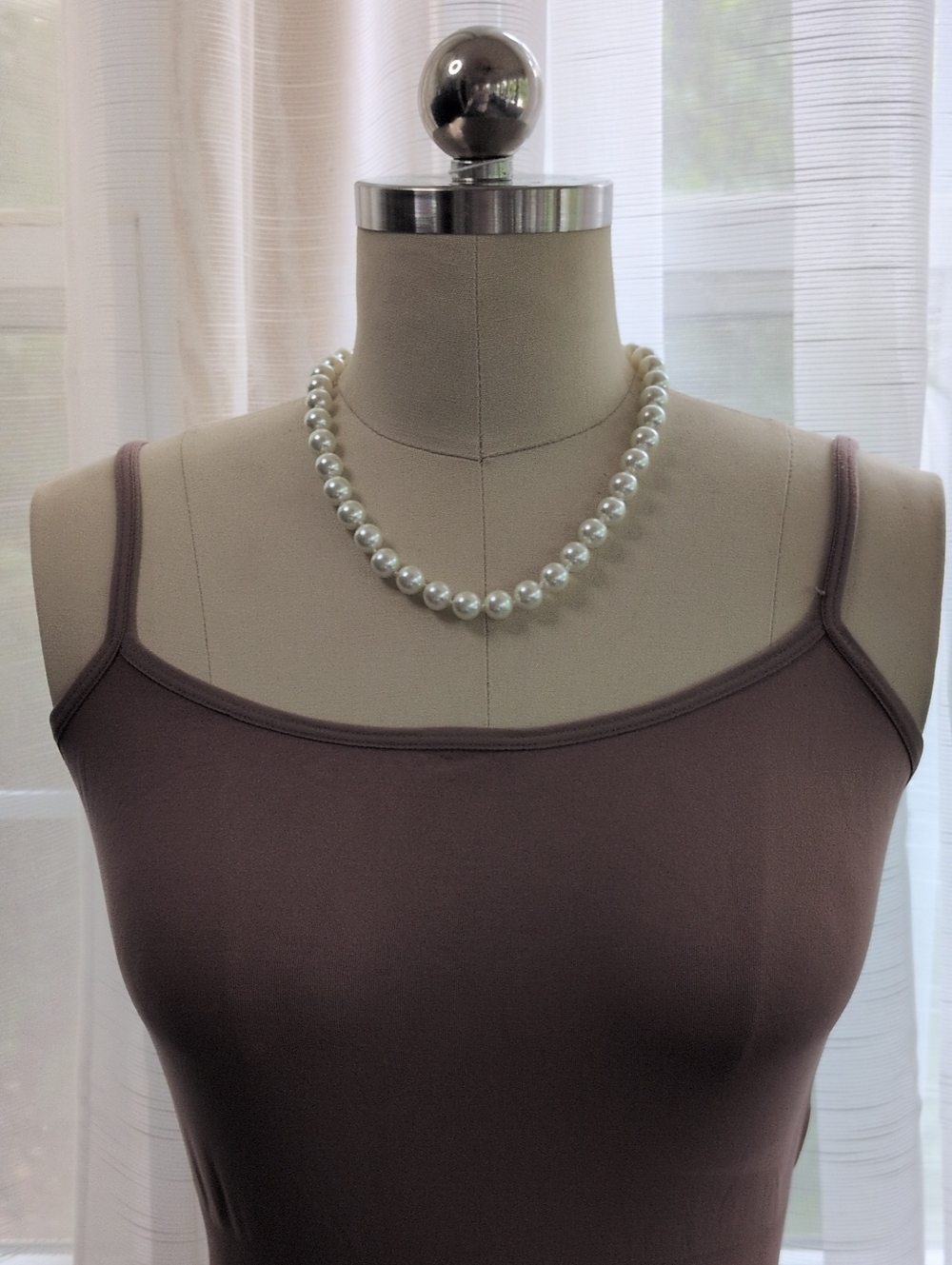 Classic White Pearl Strand Necklace
